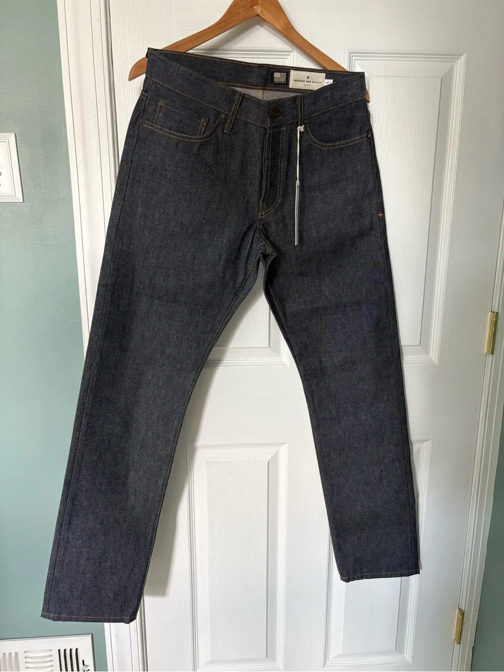 Imogene+willie barton slim indigo rigid usa lot 1